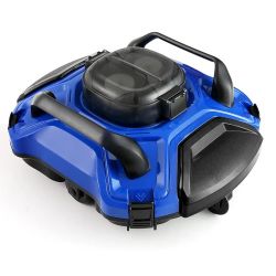 Cordless Robotic Pool Cleaner,Robotic Pool Vacuum Automatic Cleaning, Dual-Motor, Self-Parking,for Above/In Ground Swimming Pools (Blue)