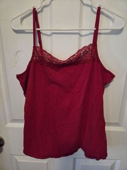 J. Jill Lace-Trimmed Cami Size L