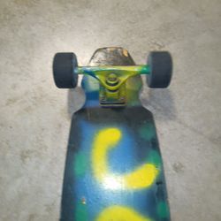 Vintage Gravity Board Longboard Skateboard Trucks And Wheels