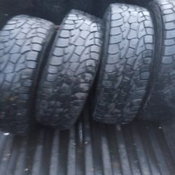 265/75/16 Cooper All Terrain Tires Matching Set Of 4