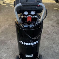 Husky 20 Gal. 200 PSI Oil Free Portable Vertical Electric Air Compressor