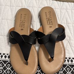 Tuscany Black Sandals 
