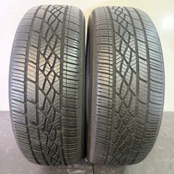 215 55 18  Firestone Firehawk AS V2  - 2 used tires 80% life 
