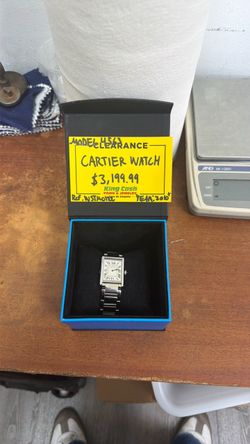 Cartier Tank Model 4563 Watch