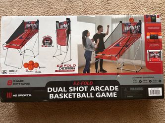 Ez-Fold dual shot arcade basketball game