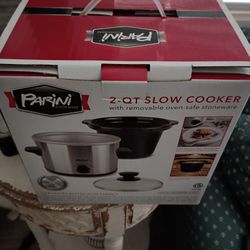 Parini 2 Qt Slow Cooker, New In Box