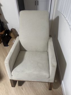 Upholstered Hardwood Rocking Chair