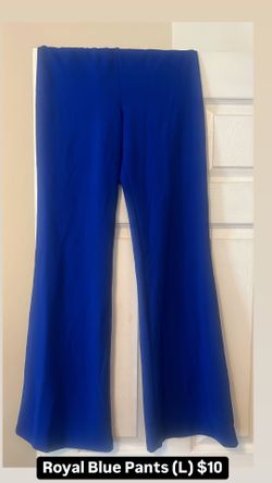 Royal Blue Wide Leg Pants 