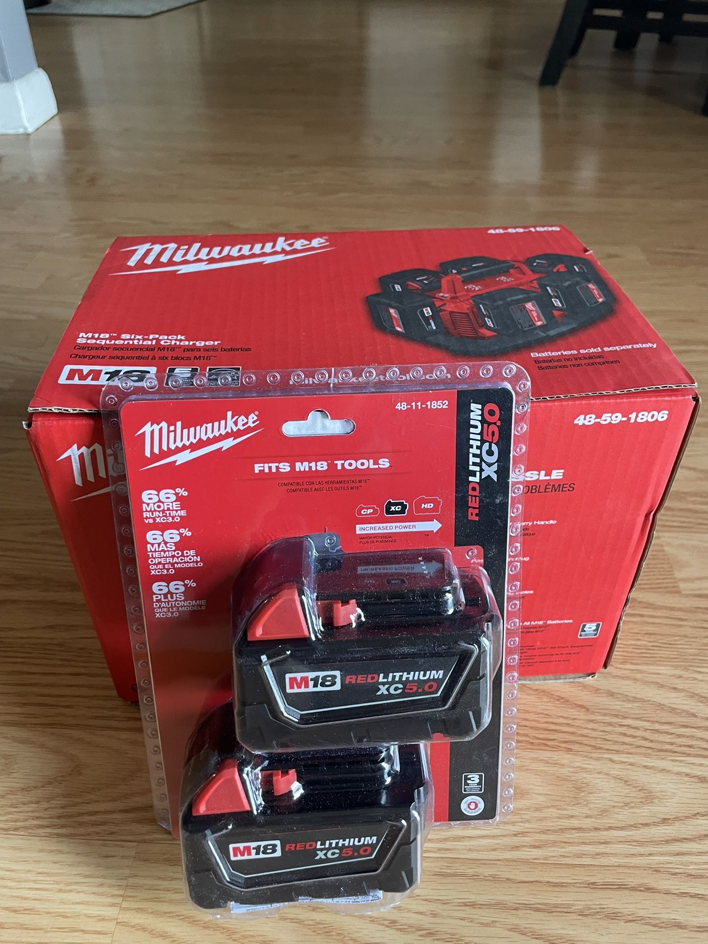 Milwaukee Batteries And Charger
