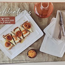 Celebrations 3-piece Platter Set