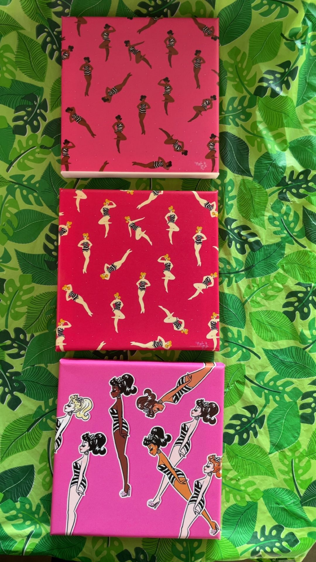 8x8 Vintage Barbie Canvas Prints
