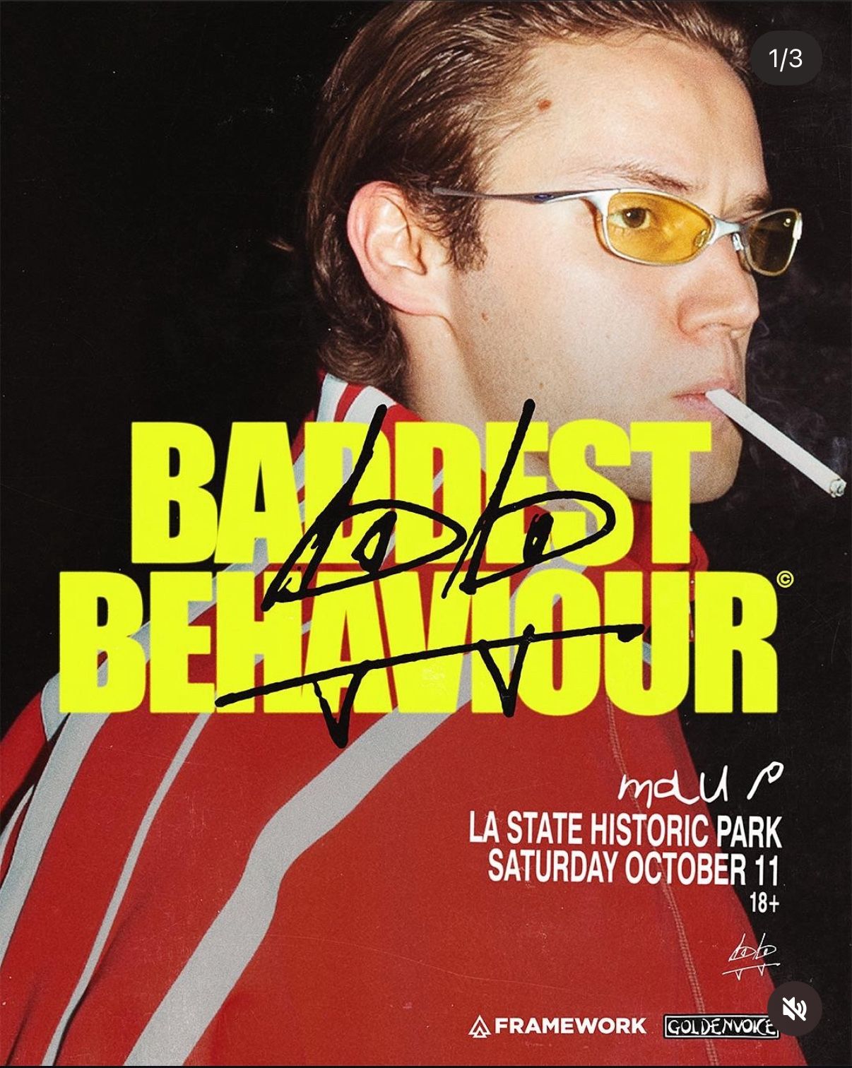 Mau P Baddest Behavior Tour 10/11