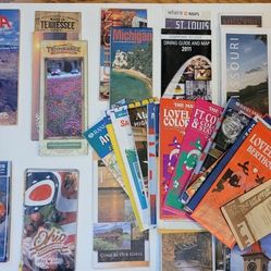 Lot of 40 State &  City maps