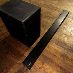 Soundbar And Subwoofer