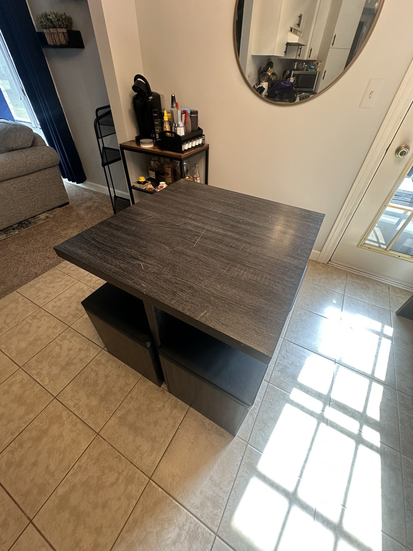 Dining Table And Chairs With Storage