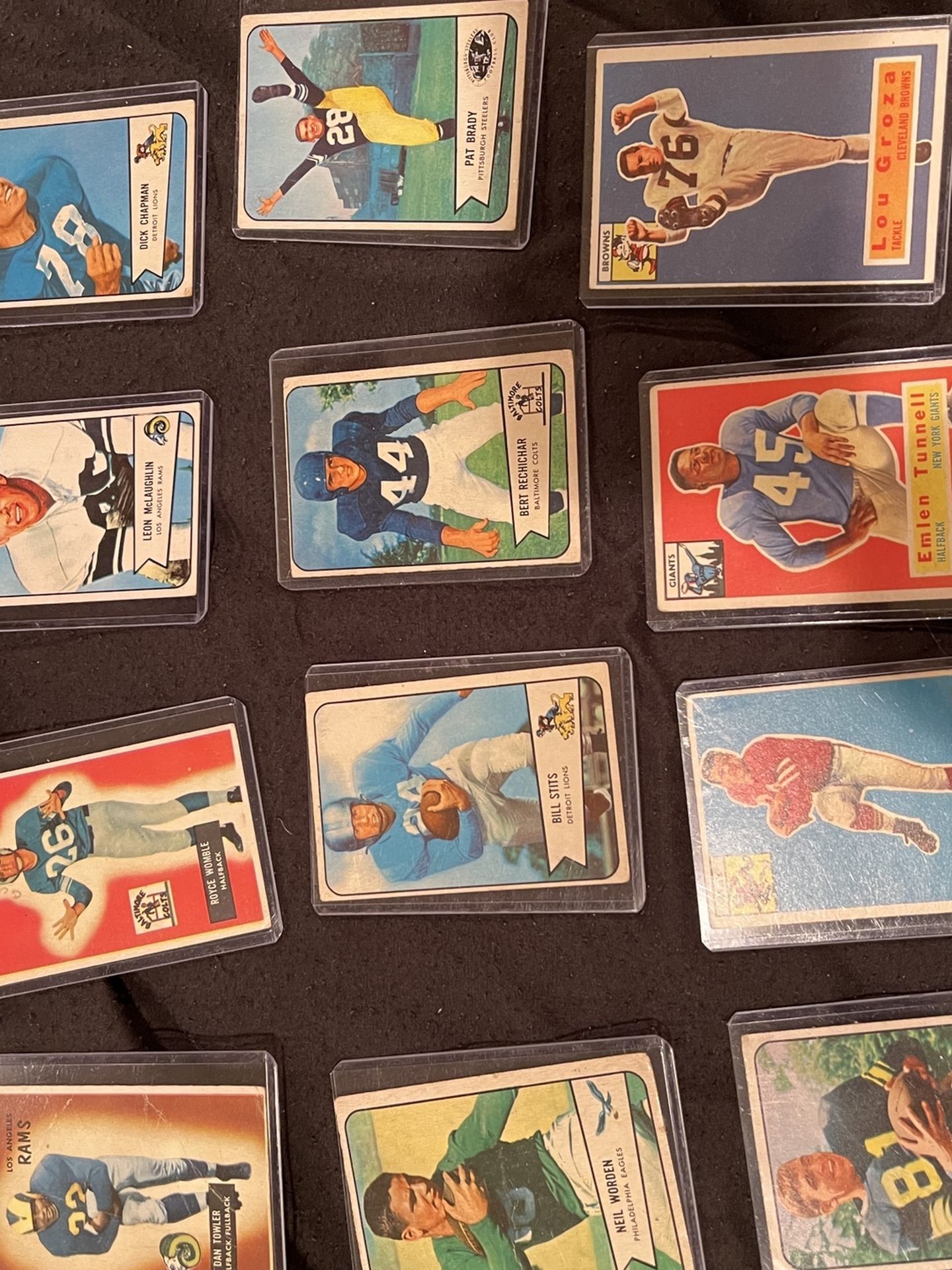 65 Lot Vintage Football Cards Bowman 1950