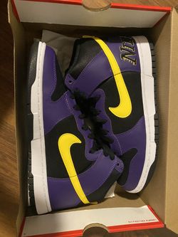 Nike Dunk High Lakers