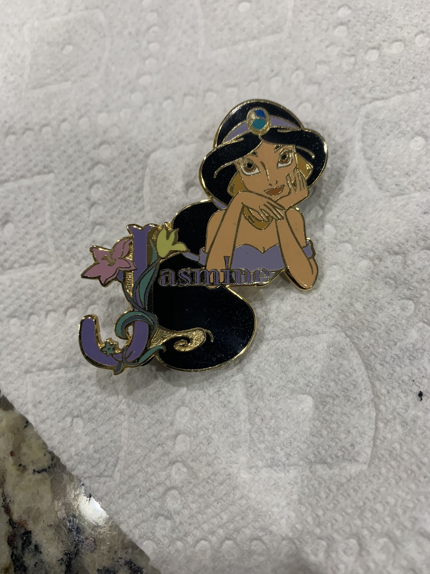 Princess Jasmine Disney Limited Edition Pin From 2000