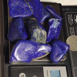 100 grams polished grade A lapis lazuli 