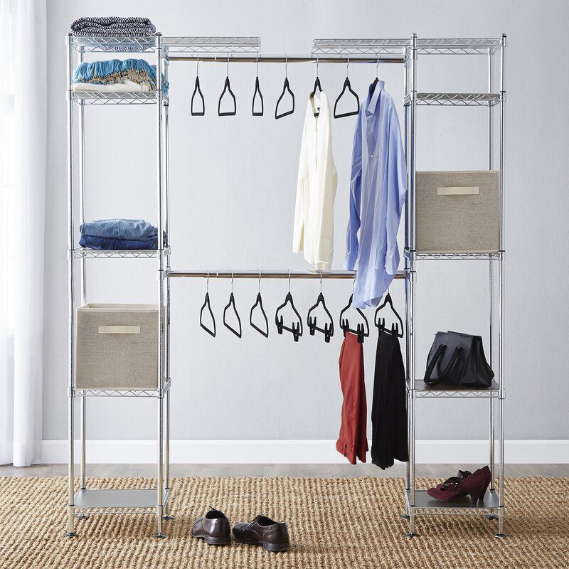 Basics Expandable Closet organizer 58”W-83”W