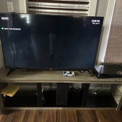 55in Lg Tv & Tv Stand 