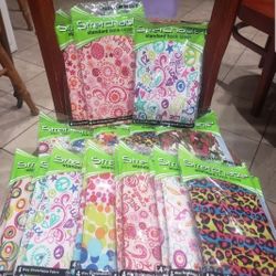 Kittrich Stretchable Book Covers, Assorted Prints, Standard, 24/Pk