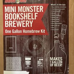MONSTER BREW MINI MONSTER BOOKSHELF BREWERY New!