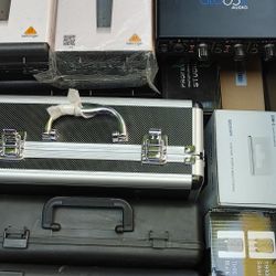 Home Studio Audio Equipment - Mics, Mixers, Interfaces, Etc. Brand New Unused