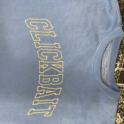Click Bait/ David Dobrik Baby Blue Pullover Sweatshirt 