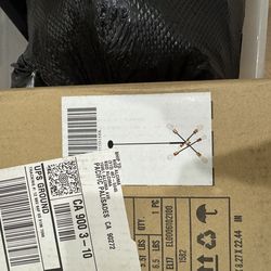 FLASH SALE Brand New Living District Chandelier (Model LD8015D18BK) — Unopened, Modern Splayed Design