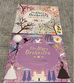 Music books, set of 2, battery operated