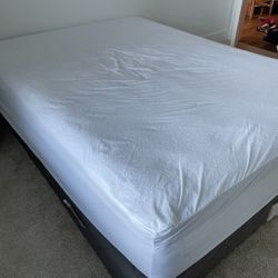 Sealy Eurotop/ Pillowtop Queen Mattress And Mattress box