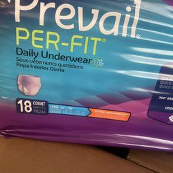 Adult women disposable underwear size Large