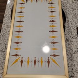 Vintage Atomic 20" Food Warming Plate