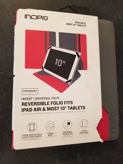 BRAND NEW REVERISBLE FOLIO FITS IPAD AIR/ MOST 10" TABLETS