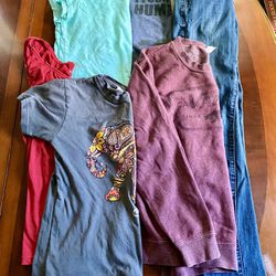 Girls Size 14/16 Summer Shirts & Jeans