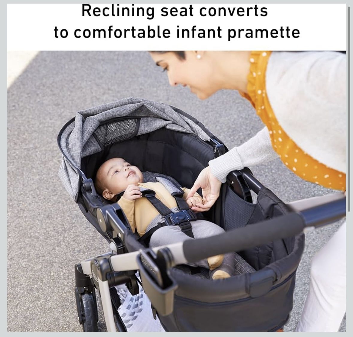 🌴New Stroller Car Seat Combo/Graco Modes Pramette Travel System