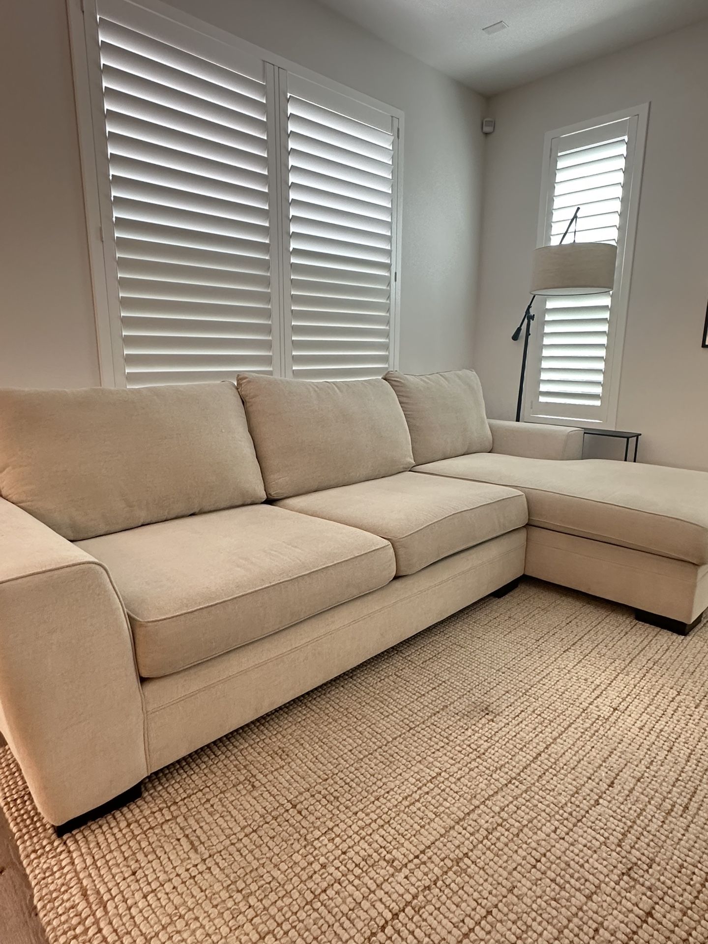 Living Spaces: Delano, Right Facing Chaise Sectional Couch