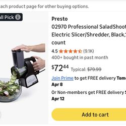 Presto Salad Shooter 