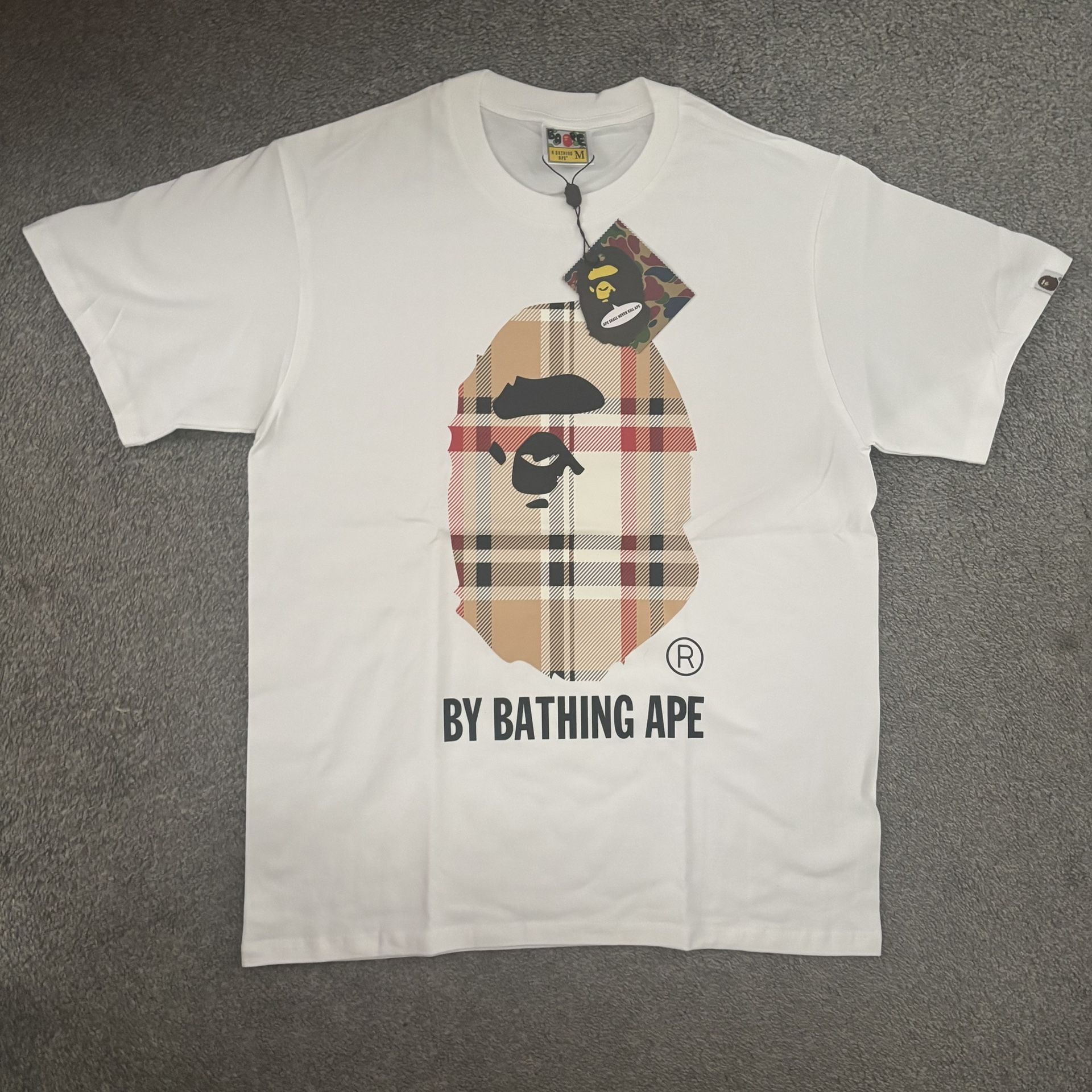Bape x Burberry Shirt,Size Medium