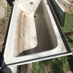 Tina Plástica Con Paredes