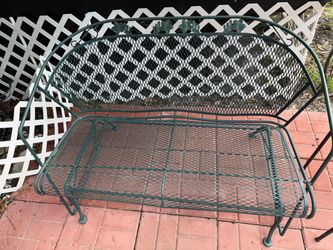 Glider wrought iron