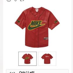 Supreme SS14 x Comme des Garçons Shirt 'Baseball Jersey' Red (2014) — The Pop-Up
