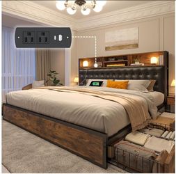 King Size Platform Bed