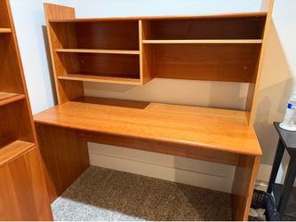 Dania desk, shelf and bookcase.