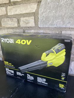RYOBI 40V 550 CFM Blower Kit—$90