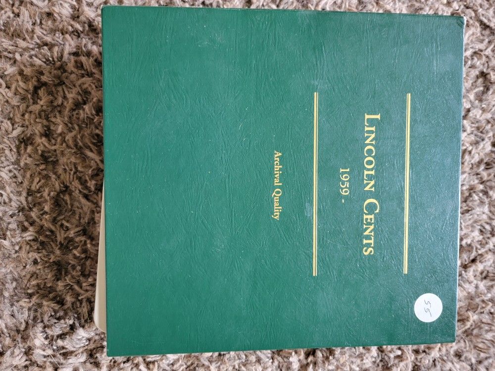 Lincoln Cents Near Full Book