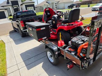 Trailer ready to go for Landscaping business.