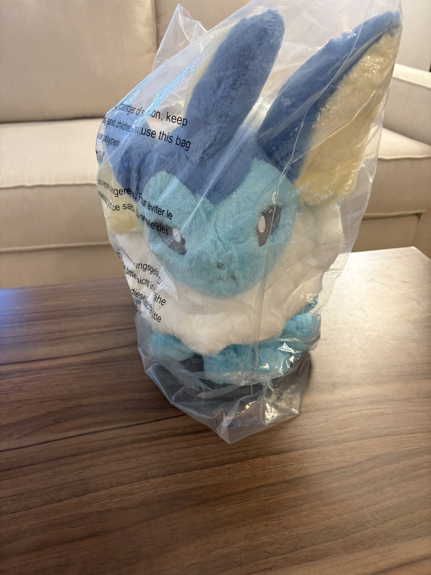 Vaporeon Comfy Friends Plush - 18 ½ In.