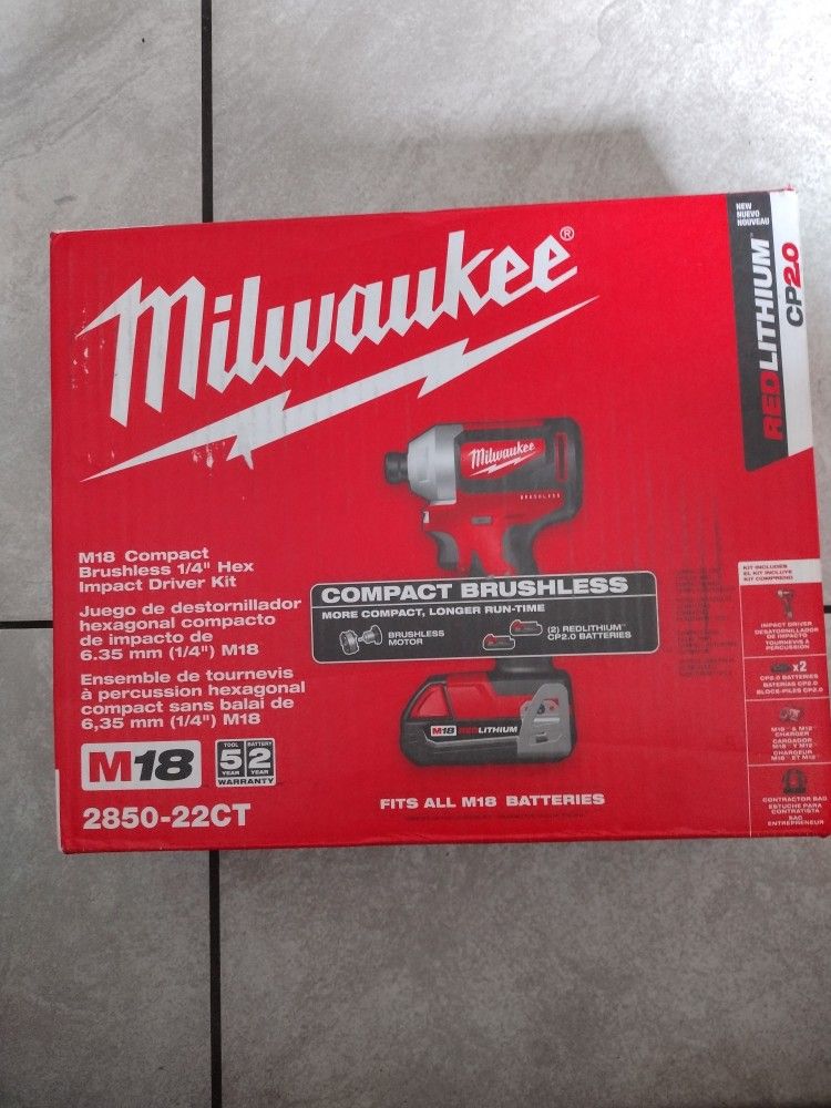 MILWAUKEE IMPACTO $145